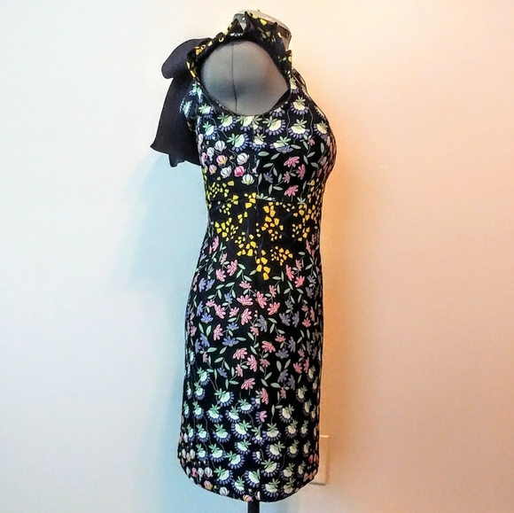 Nanette Lepore Tie-Back Floral Print Dress - Picture 2 of 7